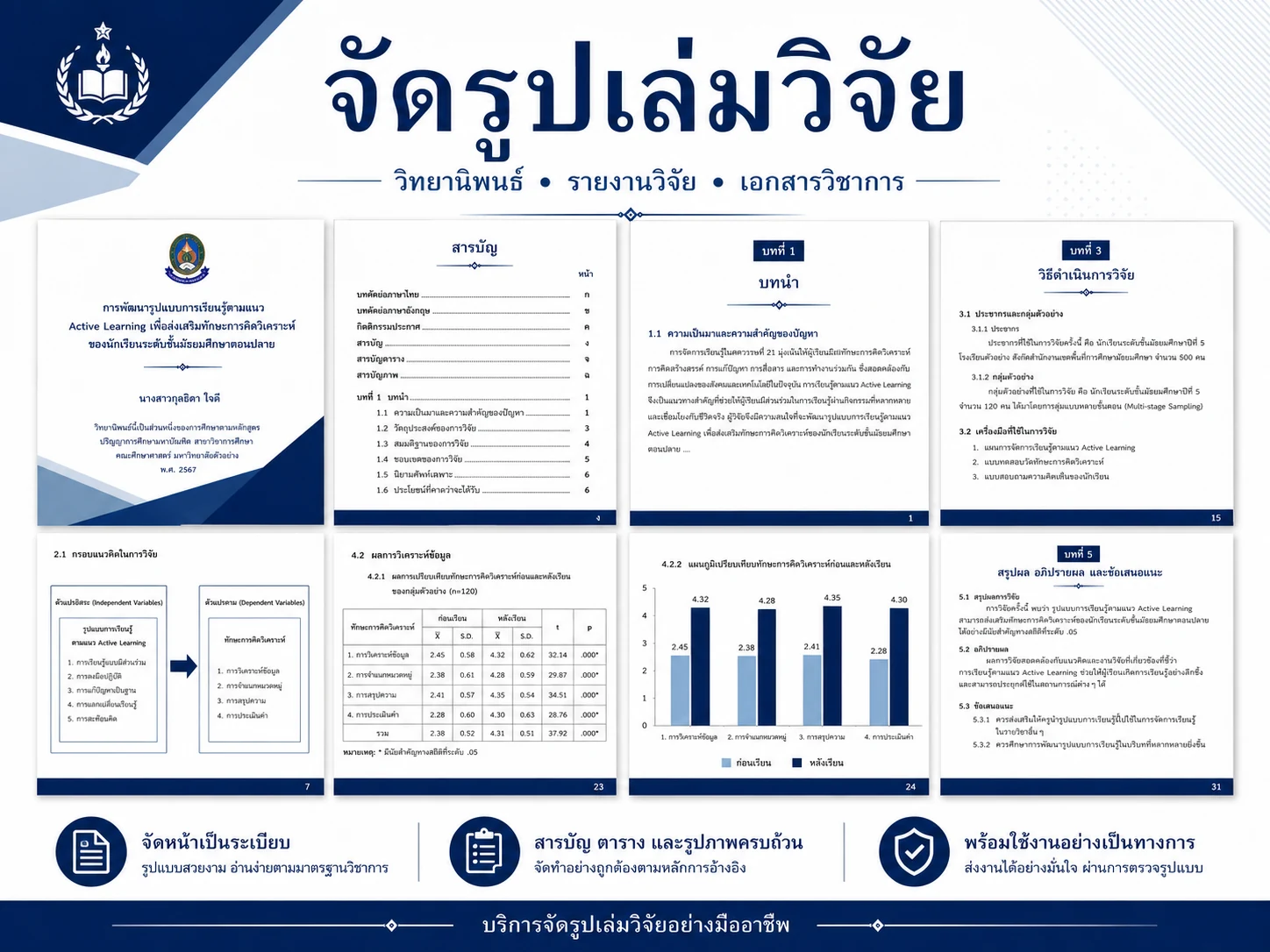 บริการจัด Format manuscript ตรวจ citation และ reference พร้อม checklist ก่อนส่งวารสาร